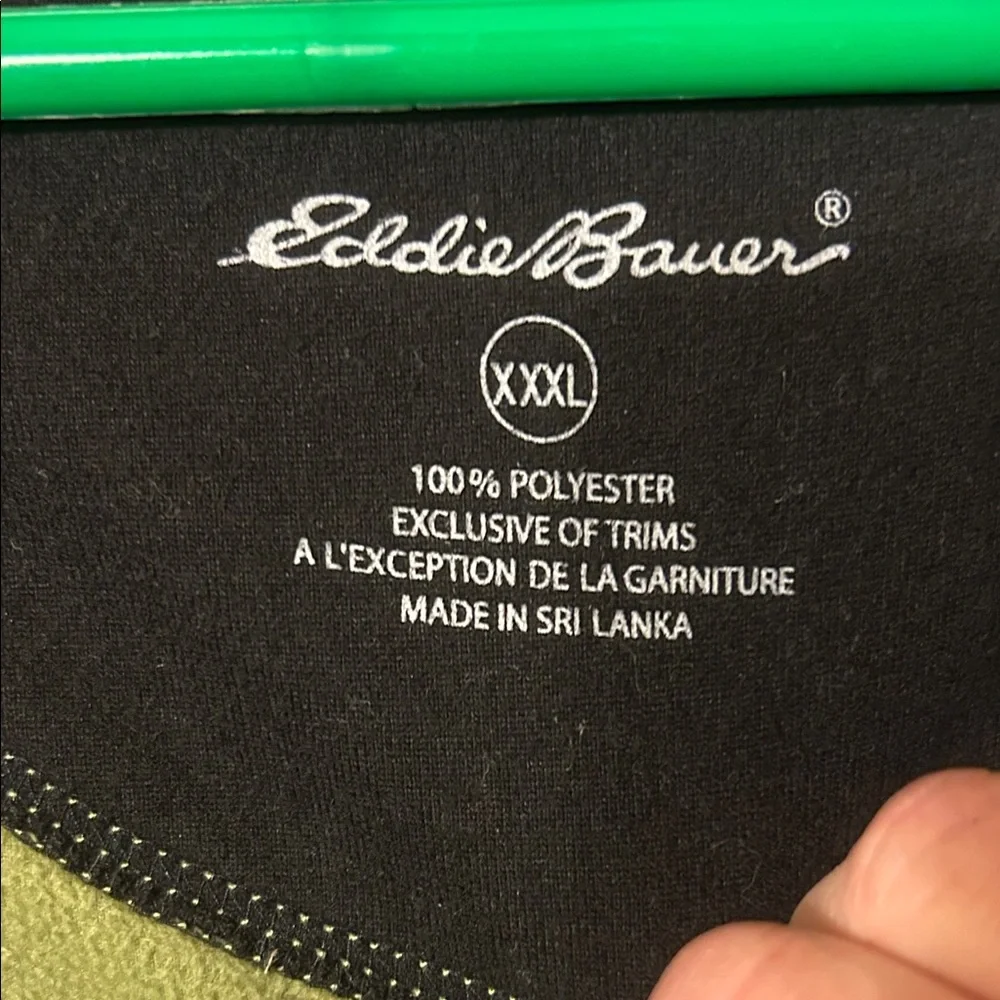 Eddie Bauer Men's Green Lightweight Full Zip Jacket XXXL - Picture 6 of 8